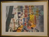 Mona&nbsp;Huss Wallin:&nbsp;&nbsp;Utsikt från Bror Marklunds ateljé, Glasbruksgatan 40&nbsp;&nbsp;(1212)