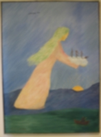 C G&nbsp;Bernhardson:&nbsp;&nbsp;Fondtavla till Skagerack muséet&nbsp;&nbsp;(3322)